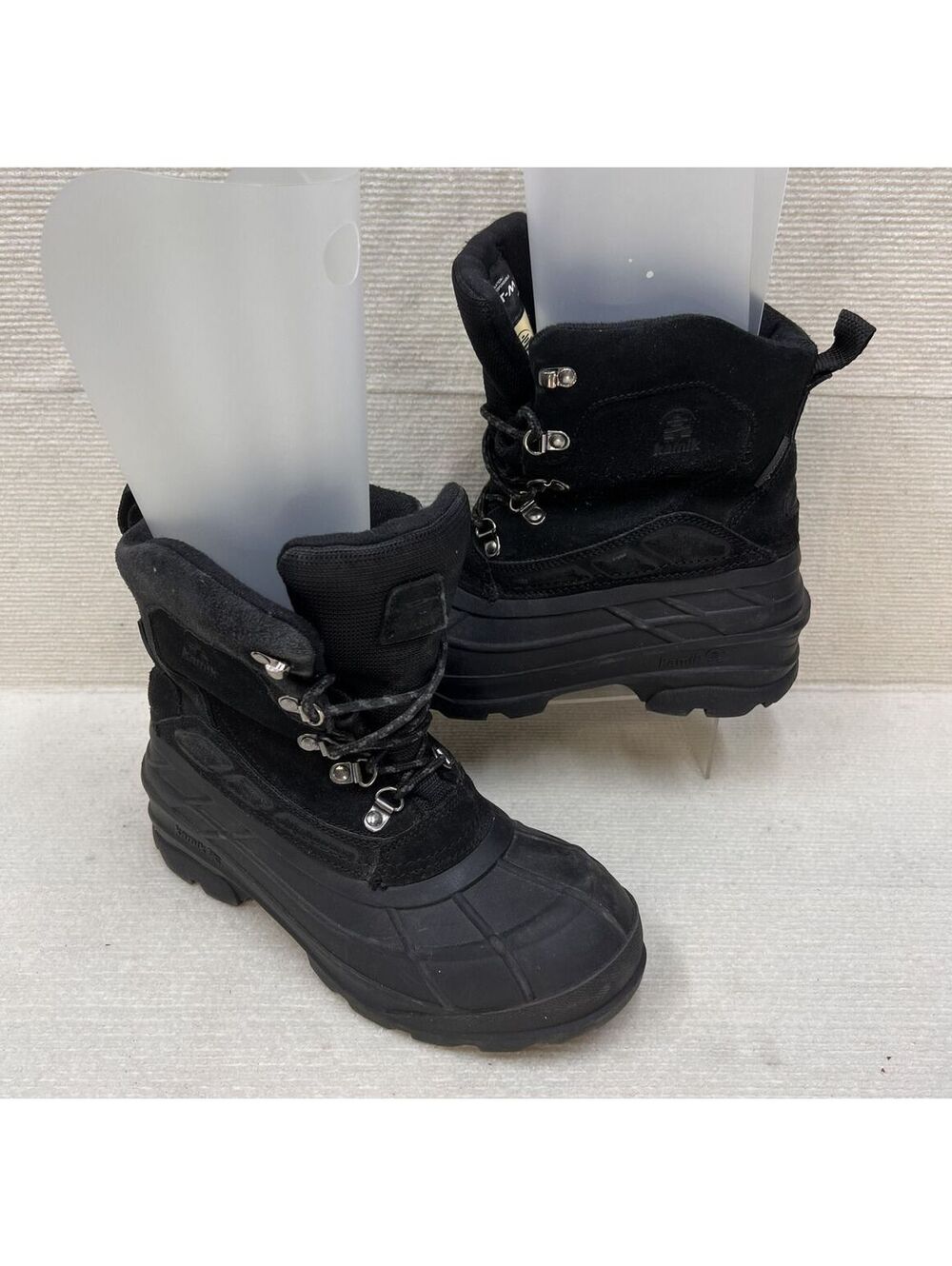 Kamik Fargo 2 Men Winter Boots Size 8 Black Waterproof Snow